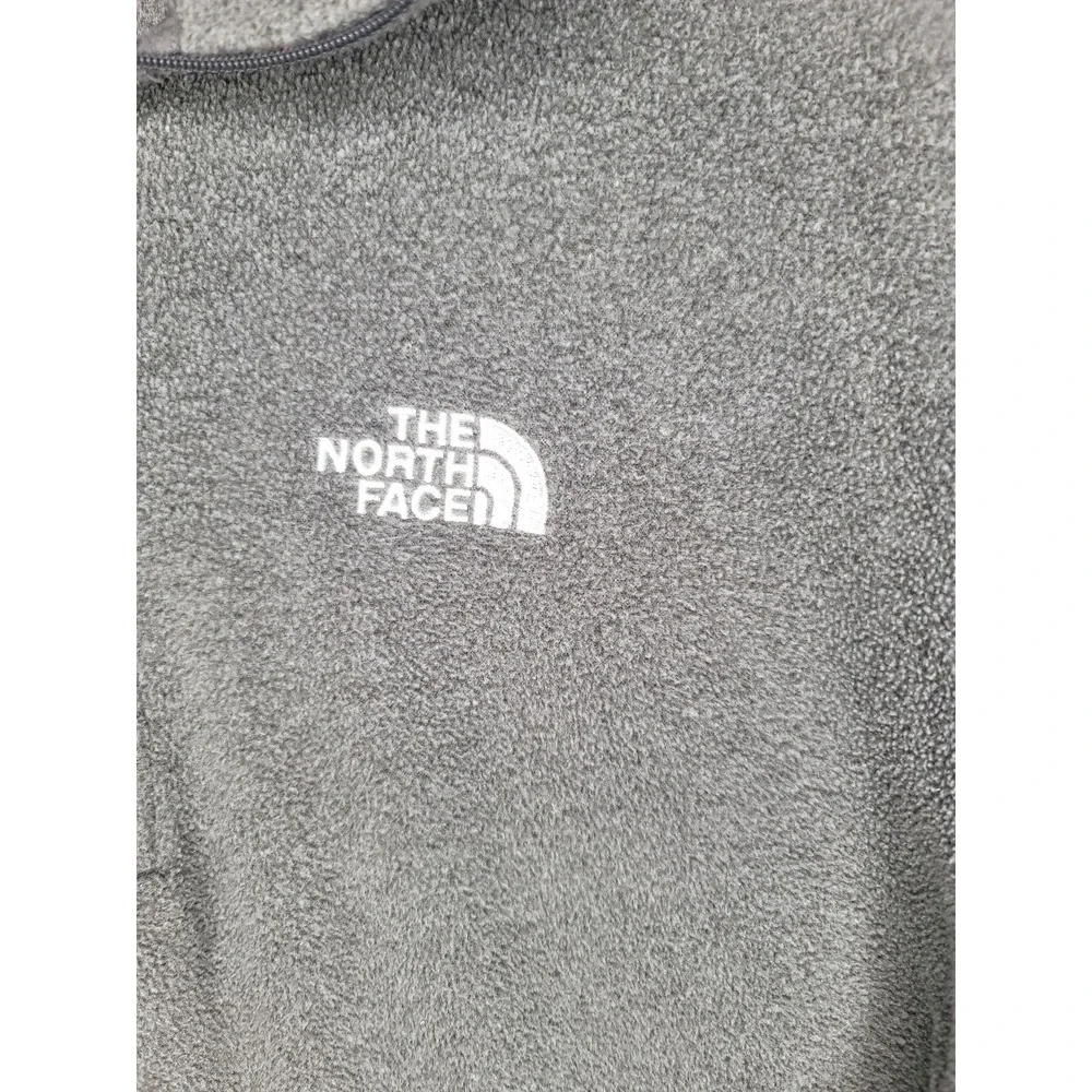 The‎ North Face Fleece Pullover Men's Large Grey 1/4 Zip Lightweight Jacket